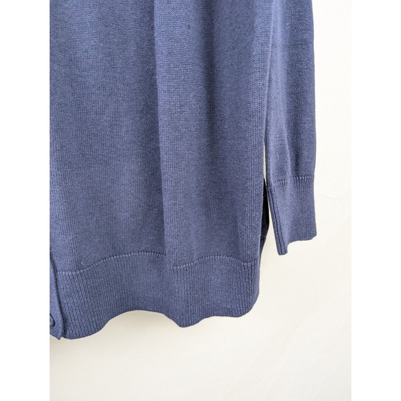 Woman Within Navy Blue Button Cardigan Sweater Plus Size 22 24 1X Cabincore NEW - Picture 6 of 11